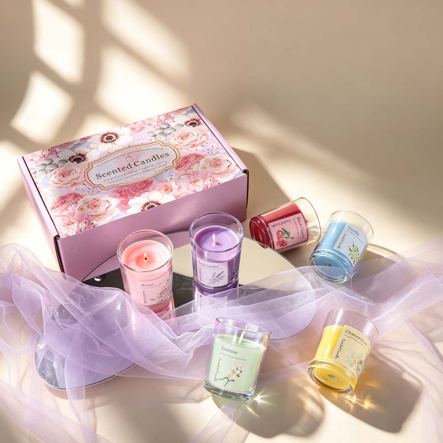 ชุดของขวัญเทียนหอมอโรมาเธอราพี - Home Fragrance Gift บทวิจารณ์และราคา