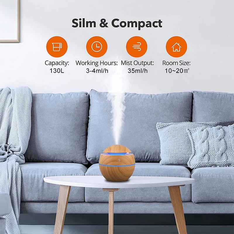 USB อัลตราโซนิก Cool Mist Spra - Home Fragrance Oud บทวิจารณ์และราคา