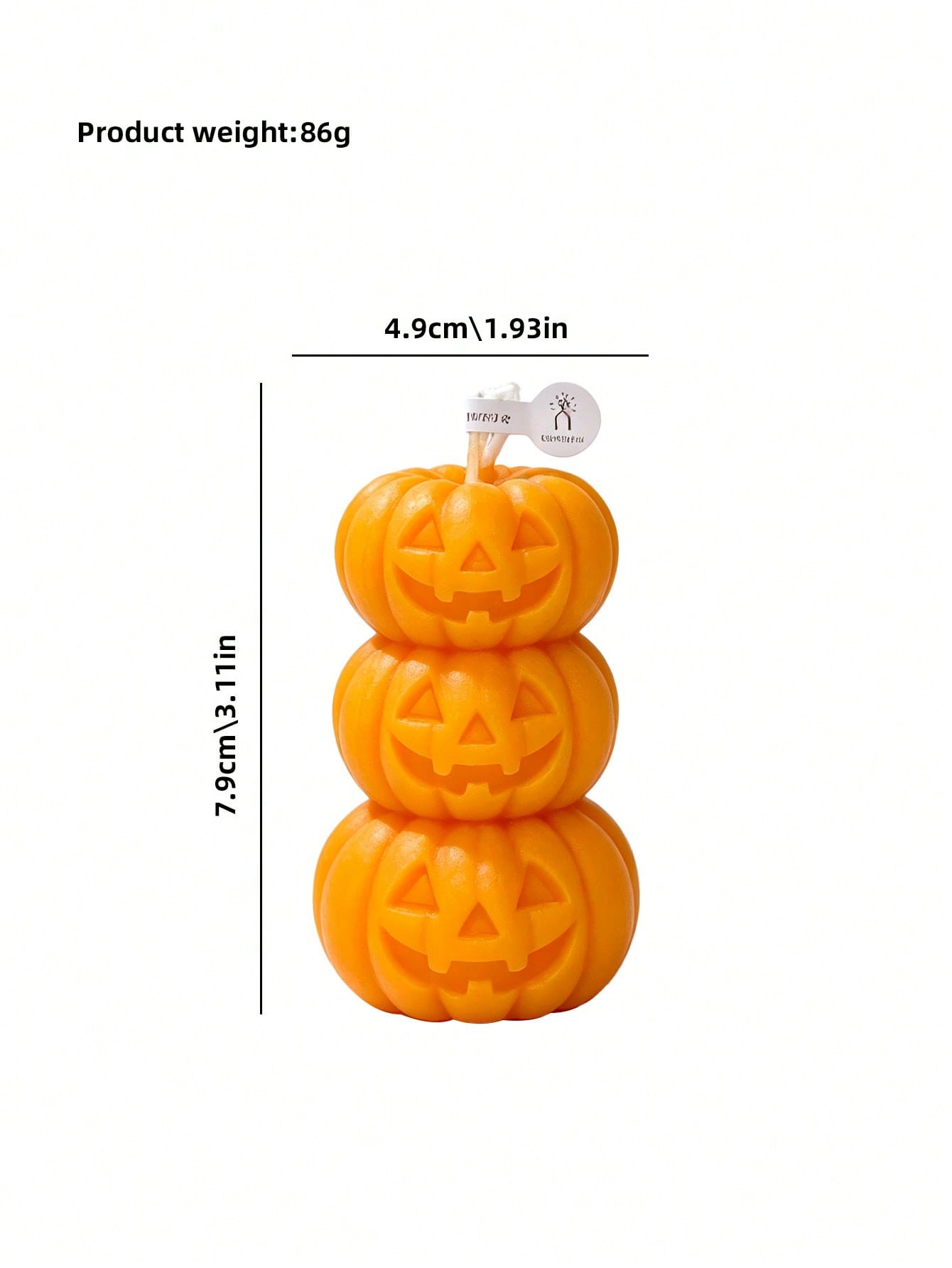 เทียนรูปฟักทอง 3 ชั้นสำหรับฮาโ - Home Fragrance Gift บทวิจารณ์และราคา