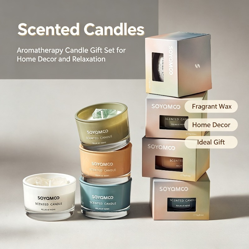 เทียนหอมคริสตัล 1 ชิ้น กลิ่นหอ - Home Fragrance Non Toxic บทวิจารณ์และราคา