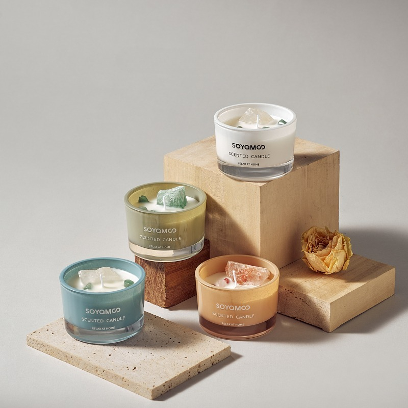 เทียนหอมคริสตัล 1 ชิ้น กลิ่นหอ - Home Fragrance Non Toxic บทวิจารณ์และราคา